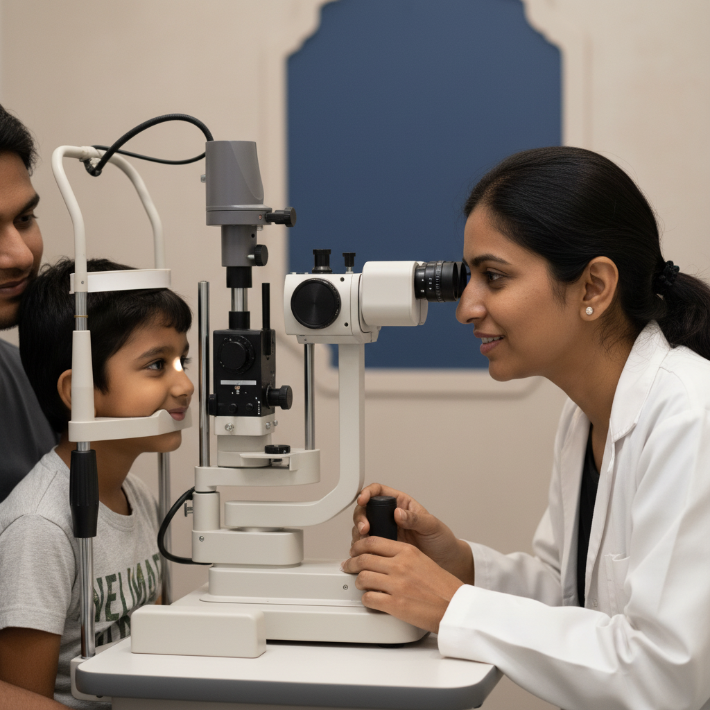 Paediatric cataract white pupil eye